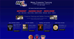 Desktop Screenshot of massfirearmstraining.com